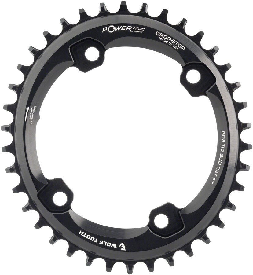 Wolf Tooth Elliptical Shimano 110 Asymmetric BCD Chainring - 42t 110 1