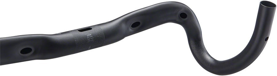 WCS Streem Drop Handlebar 40cm 31.8 Clamp 128mm Drop Aluminum Black 5