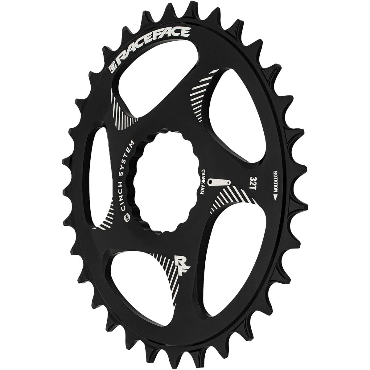 RaceFace Narrow Wide Oval Chainring: Direct Mount CINCH 30t Black 4