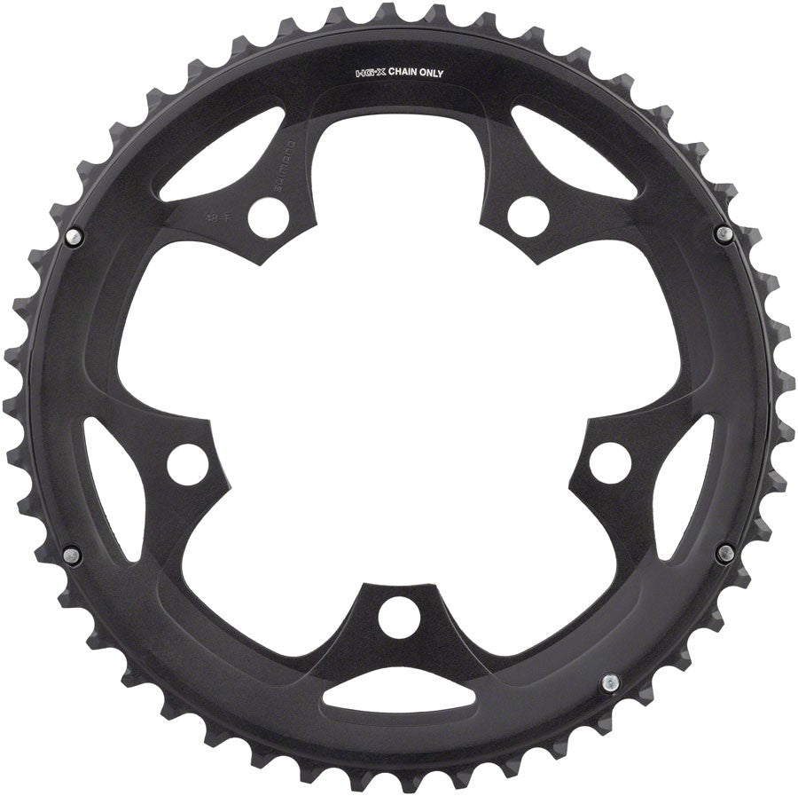Shimano FC-R460 Chainring - 48t, 5-Bolt, 110 BCD, Black 2