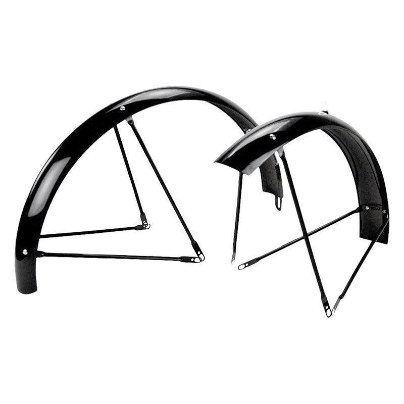 Wald Products Balloon Fenders Wald #962-26 Balloon 26in Black 1