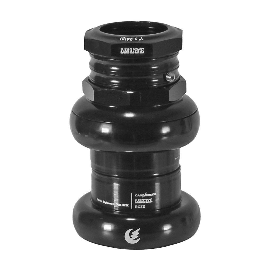 Wilde Cane Creek 110 Black 1" Threaded Headset EC30/25.4-24tpi EC30/26 1