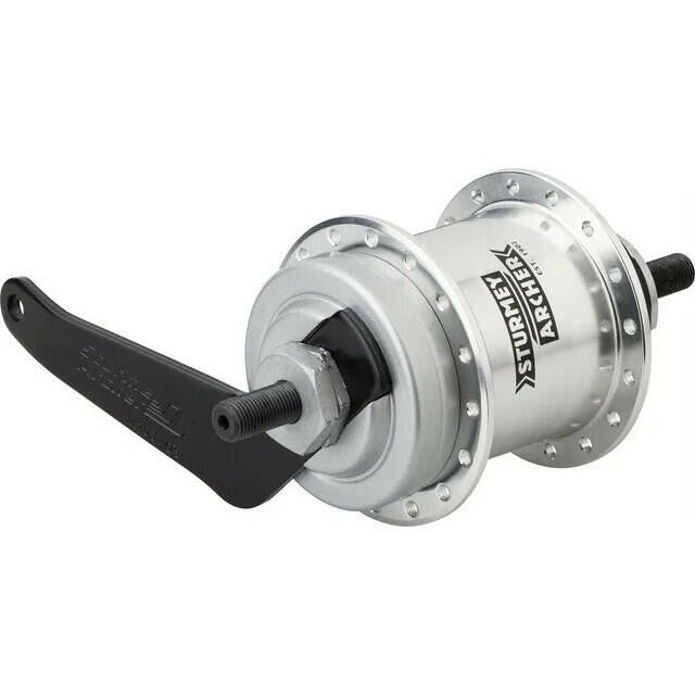 Sturmey Archer S1C Singlespeed 32h Silver Coaster Brake Hub 1