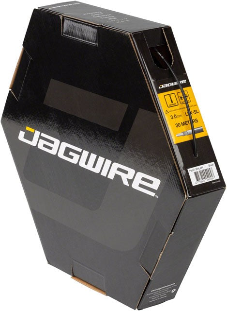 Jagwire 3mm Pro Dropper Housing - Slick-Lube Liner, 30M File Box, Black 1