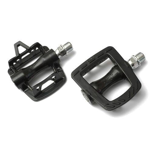 MKS GR-9 Platform Pedals Black 9/16in Fixed Gear Road Touring Urban Commute Bike 4