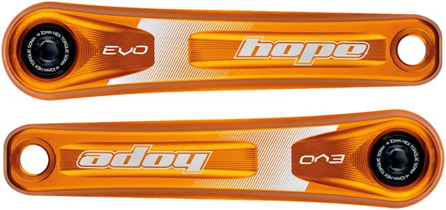 Hope Evo Crankset 170mm DM 30mm For 135/142/141/148mm Orange 2