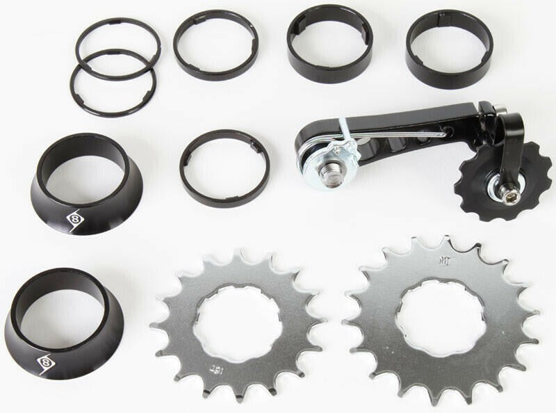 Origin8 Single Speed Conversion Kit Fits Shimano Cassette Road Wheels 1