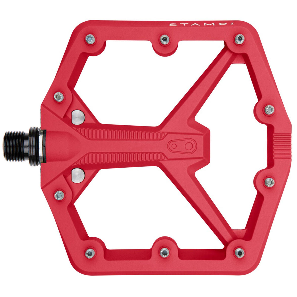 Crank Brothers Stamp 1 Gen 2 Pedals - Platform Composite 9/16" Red Large 1