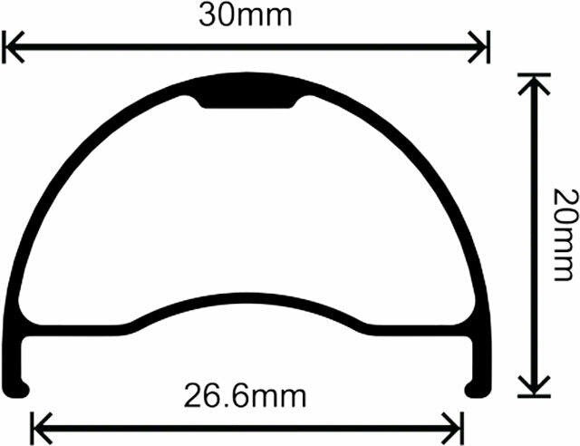 Velocity Blunt SS Rim 29 32h Black 3