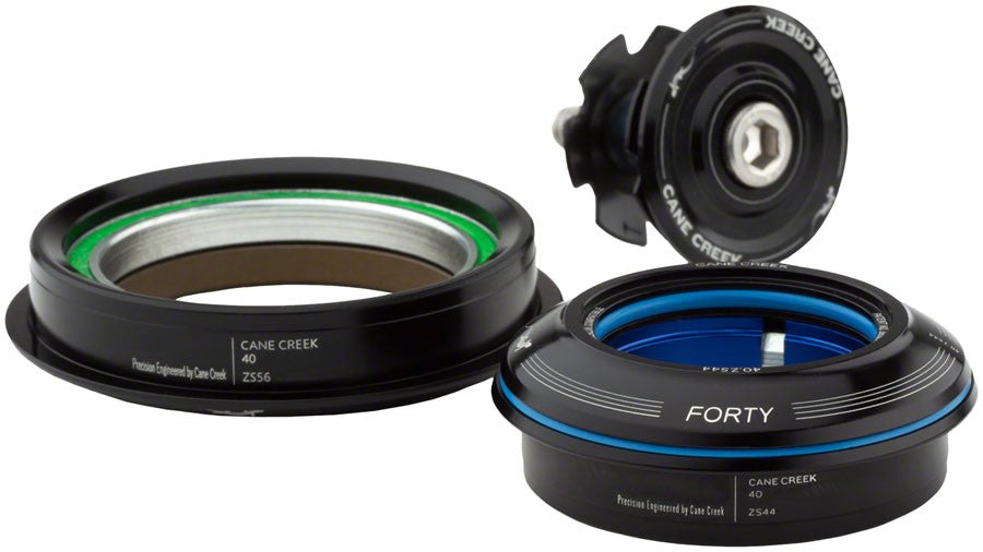 Cane Creek 40 ZS44/28.6 / H8 ZS56/30 Headset, Black 1