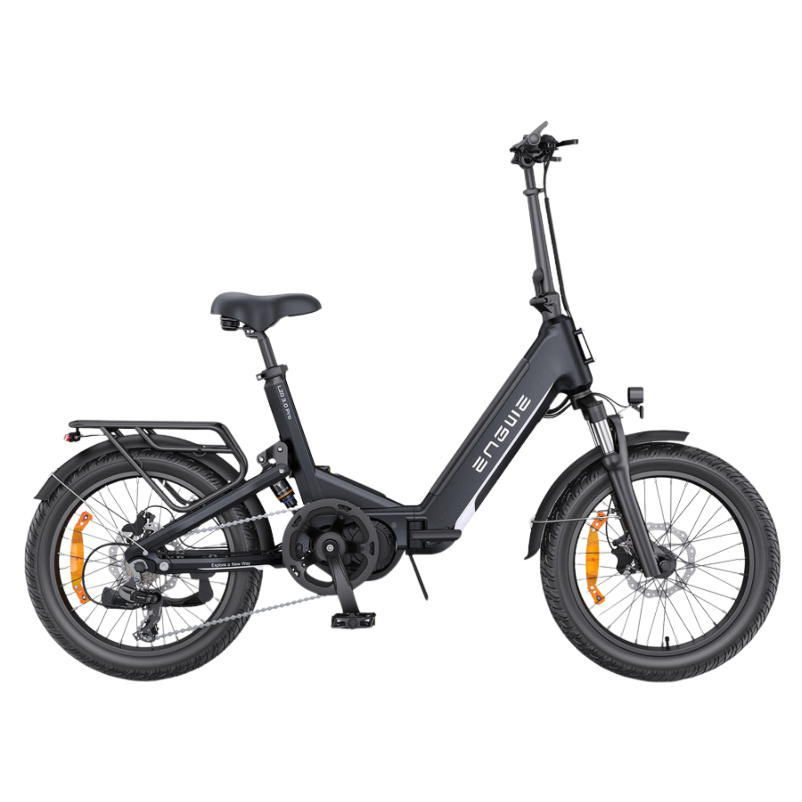 ENGWE L20 3.0 Pro 250W 100Nm Mid-drive Motor Full Suspension Compact E-bike