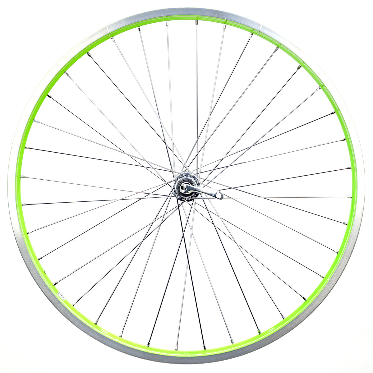 Electra Townie Balloon 7D 26" Front Wheel, Clincher, 100mm Hub, Rim Brake, QR 1