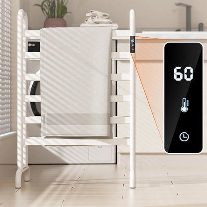 White Freestanding Mountable Towel Warmer Heated Towel Rack