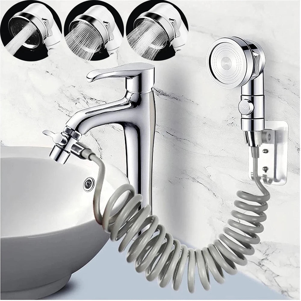Shower Faucet Handheld Shower Head Spray Tap Extender