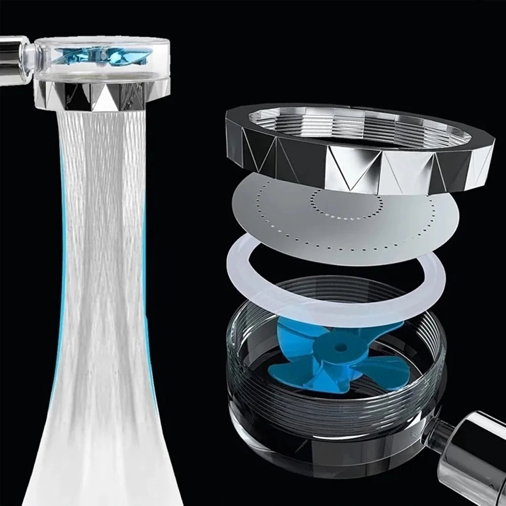 Water Saving Handhold Shower Head Nozzle Filter 360