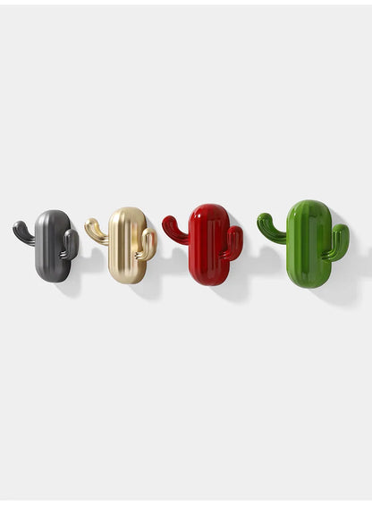 Kak Cartoon Cactus Cloth Hook Hangers Kids Room