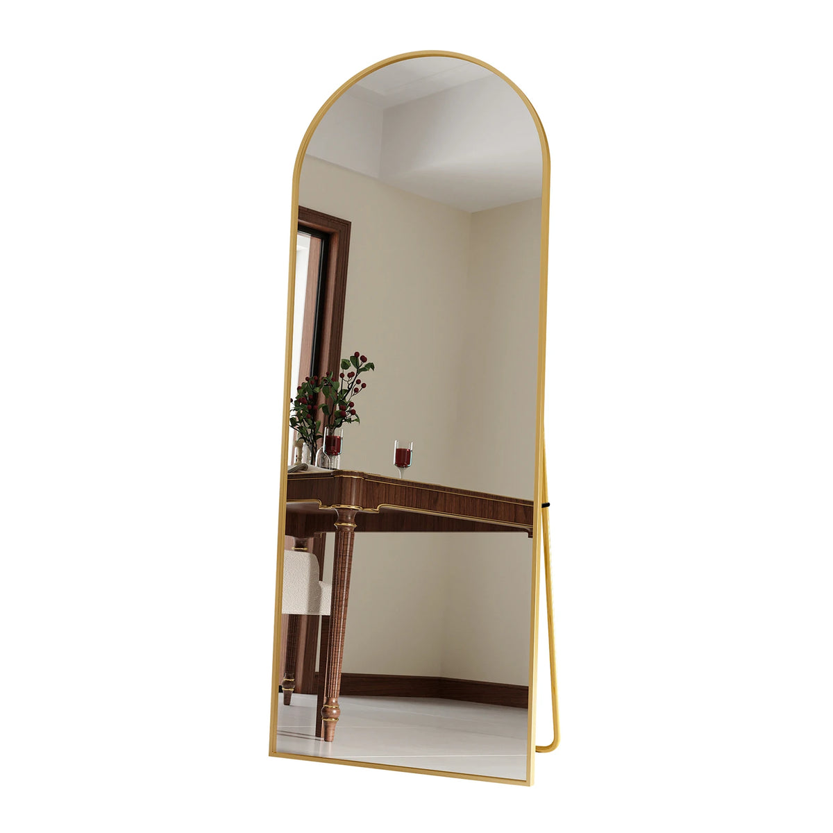 Rosahqnda Full Length Mirror 53x162cm Standing Mirror Wall
