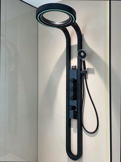 Bathroom Light Shower Faucet Panel Led Digital Display