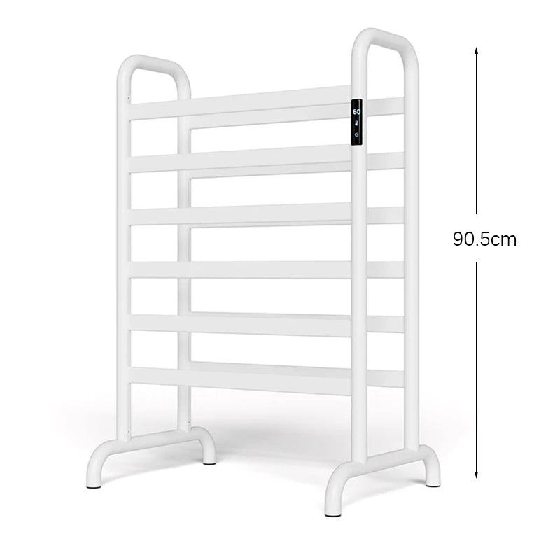 White Freestanding Mountable Towel Warmer Heated Towel Rack