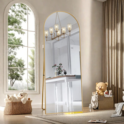 Rosahqnda Full Length Mirror 53x162cm Standing Mirror Wall