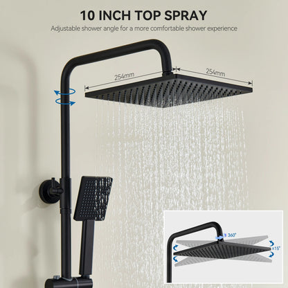 Shower Bar Thermostatic Mixer Tap Anti-Scald Mixer Tap