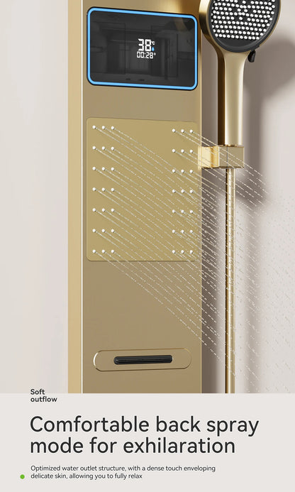Led Shower Panel System Wall Mounted Rain &