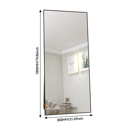 Rosahqnda Full Length Mirror 53x162cm Standing Mirror Wall