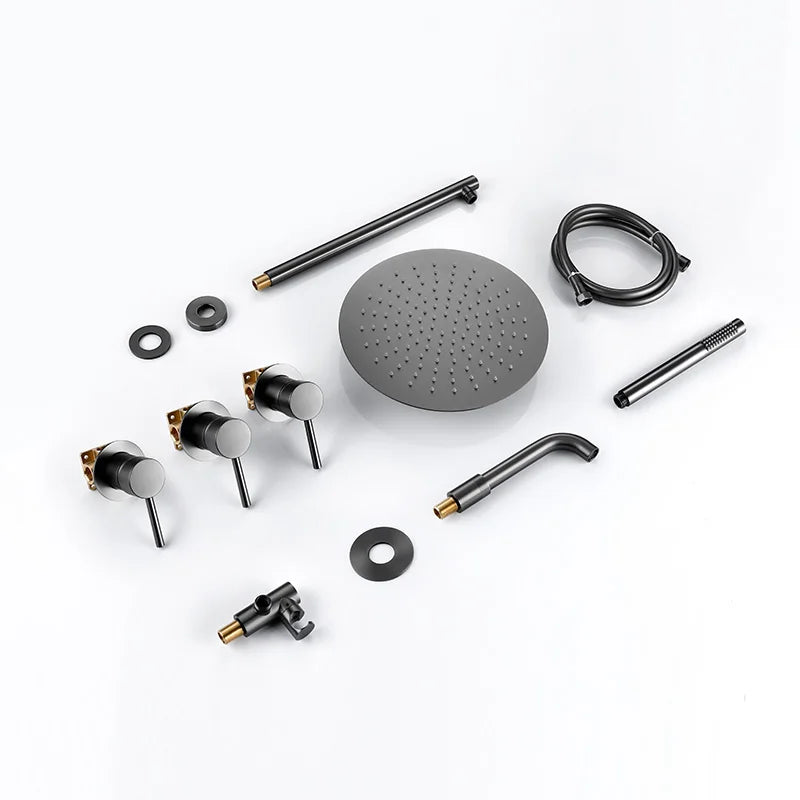 Bathroom Shower Faucet Bathroom Mixer Tap Bathtub Brass