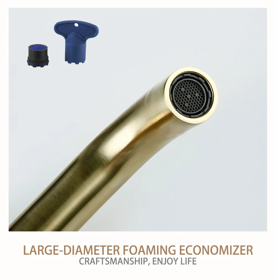 Bathroom Faucet Shower Mixer Tap Spout Black Solid