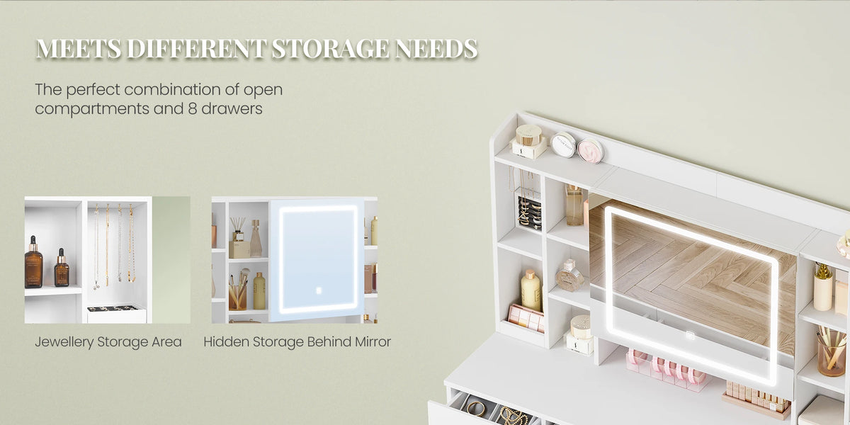 120 Cm Dressing Table Mirror Large Mirror Vanity