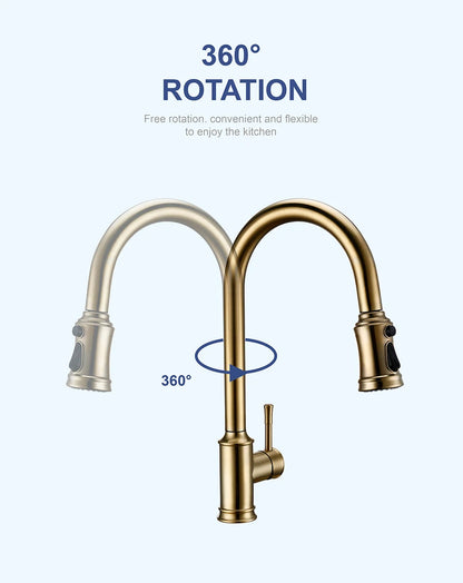 Touch Sensor Faucet Smart Control Mixer Tap Pull