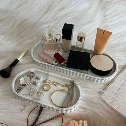 Bathroom Vanity Storage Tray Countertop Soap Scented Candles