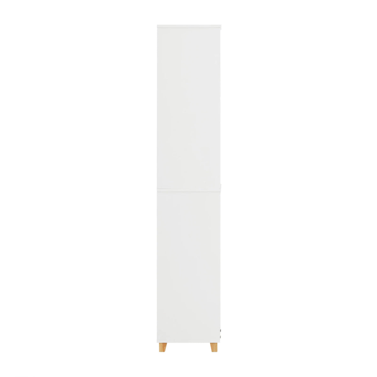 Sobuy Bzr74-W Bathroom High Wardrobe Fold-Out Laundry Bag