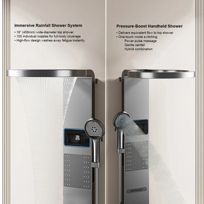 Led Shower Panel System Wall Mounted Rain &
