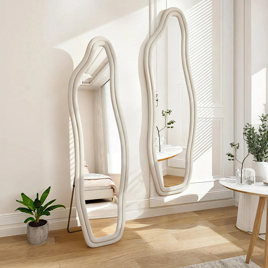 140 45 Cm Irregular Wavy Full Length Mirror