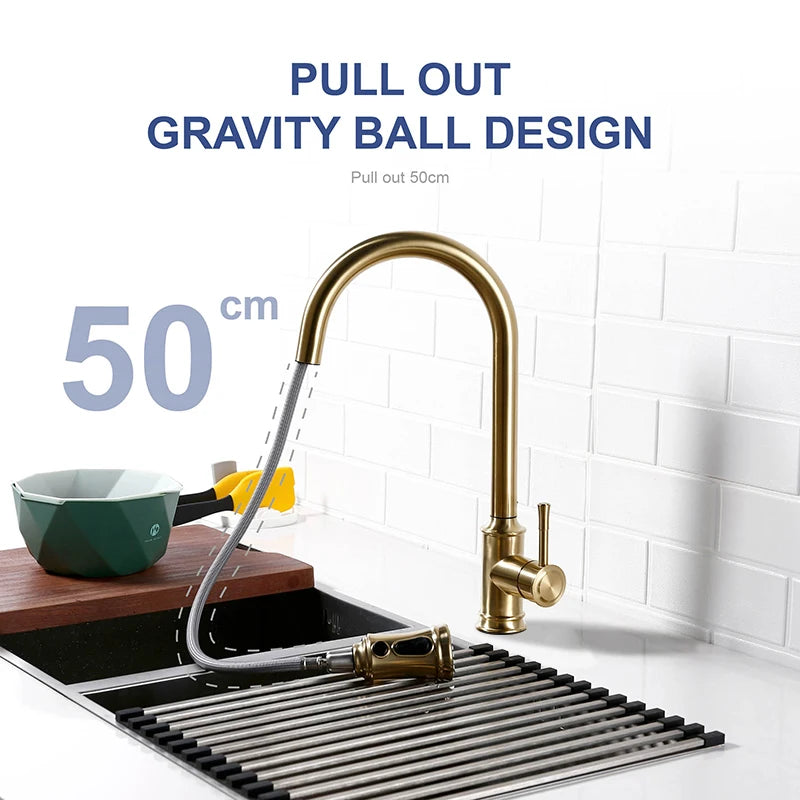 Touch Sensor Faucet Smart Control Mixer Tap Pull