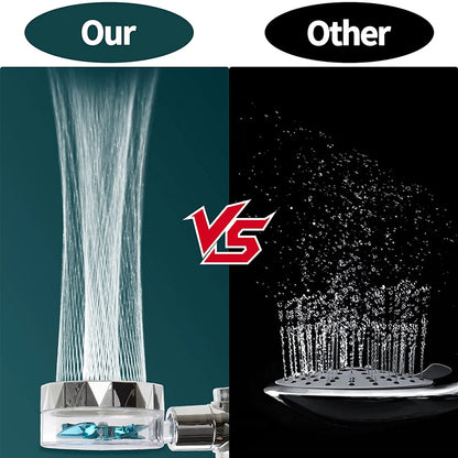Water Saving Handhold Shower Head Nozzle Filter 360