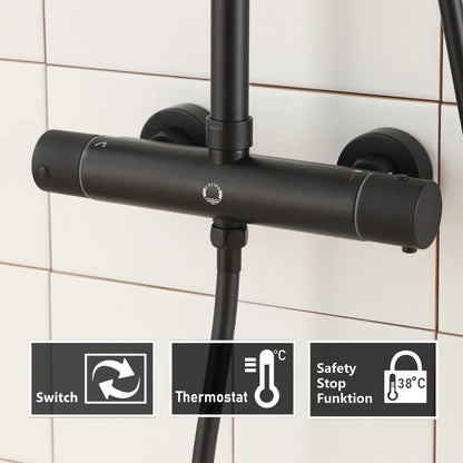 Cecipa Shower Column 304 Stainless Steel Thermostatic Shower