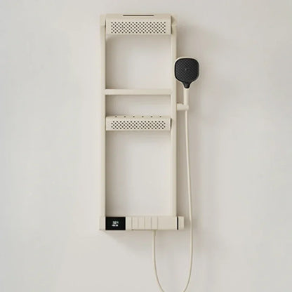 Black Multi-Function Shower System Bathroom Wall Mounted
