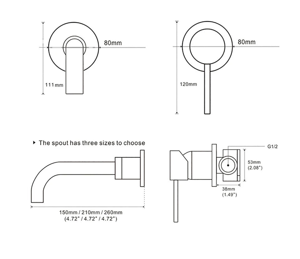 Bathroom Basin Faucet Sink Tap Wash Mixer Cold