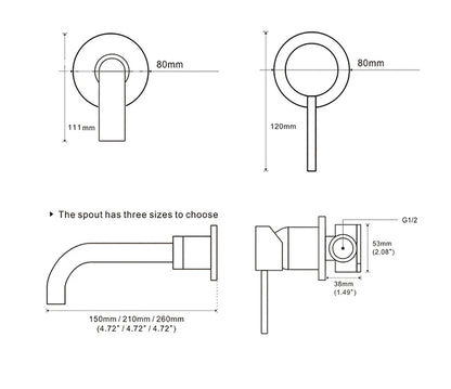 Bathroom Basin Faucet Sink Tap Wash Mixer Cold