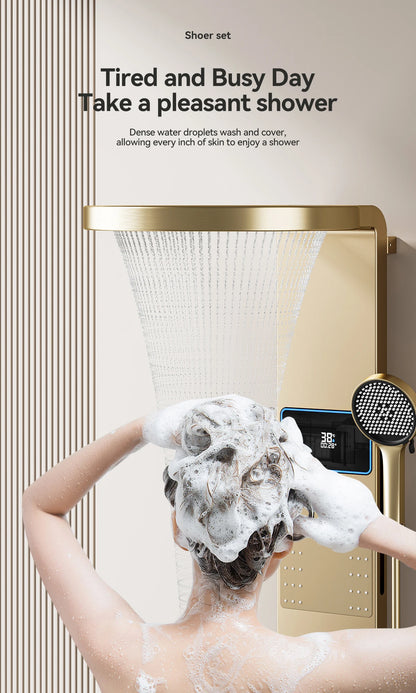 Led Shower Panel System Wall Mounted Rain &