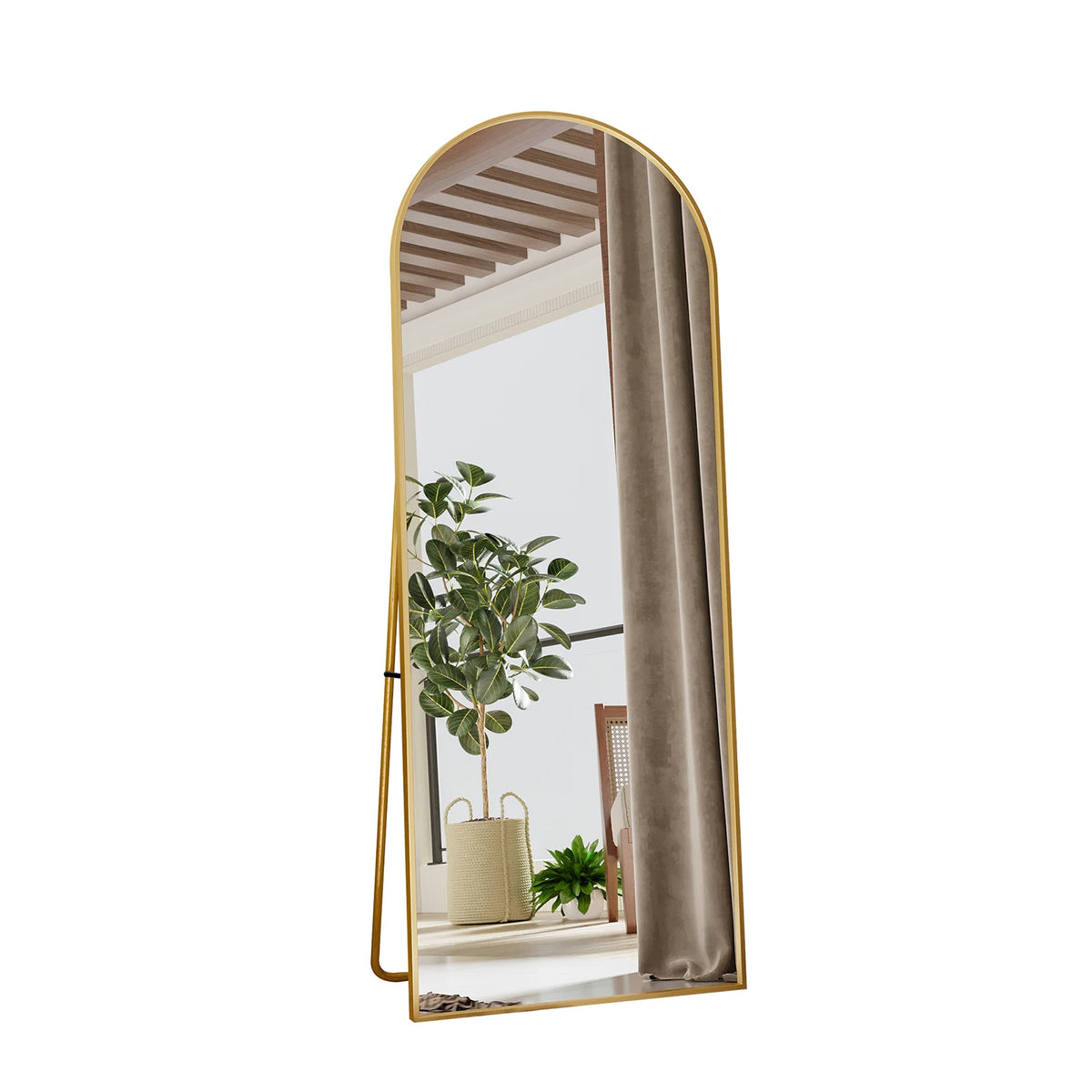 Rosahqnda Full Length Mirror 53x162cm Standing Mirror Wall