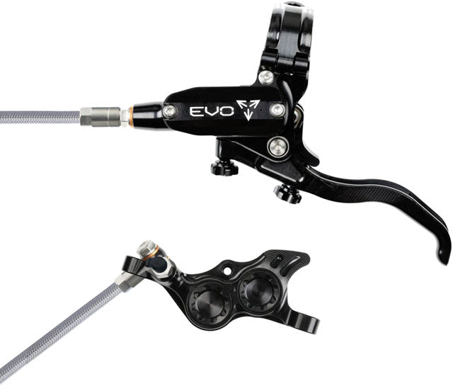 Hope EVO TR4 Disc Brake/Lever Left Post 4-Piston Braided Black 1