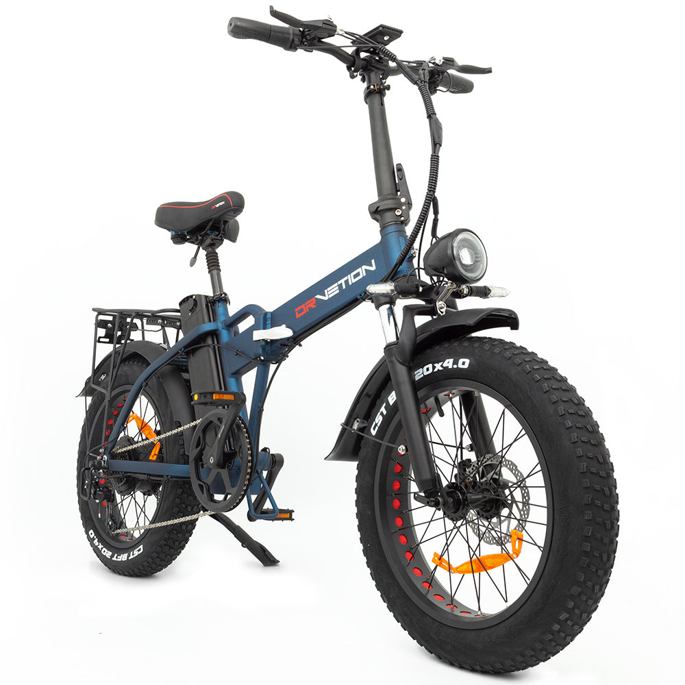 DRVETION AT20 20" Folding Electric Bike 750W Motor 48V 10Ah/15Ah/20Ah Samsung Battery