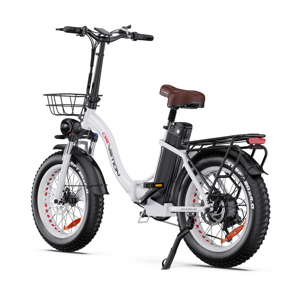 DRVETION CT20 20" Fat Tires Folding Electric Bike 750W Motor 48V 10Ah/15Ah/20Ah Battery