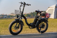 DRVETION CT20 20" Fat Tires Folding Electric Bike 750W Motor 48V 10Ah/15Ah/20Ah Battery