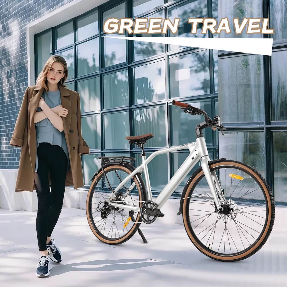 CMACEWHEEL F700-2 | 250W Removable Battery City Commuter Electric Bike Torque Sensor 700C tires