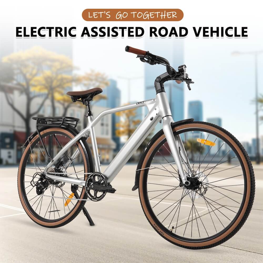CMACEWHEEL F700-2 | 250W Removable Battery City Commuter Electric Bike Torque Sensor 700C tires