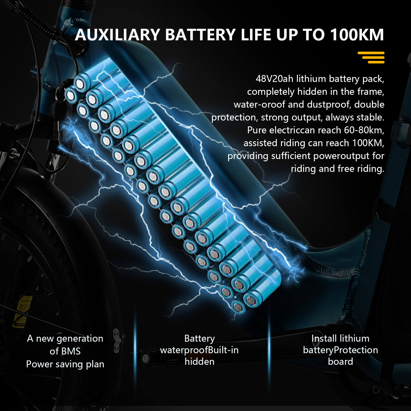 CMACEWHEEL HQ20 20Ah Torque Sensor Samsung Battery Hydraulic Brakes Ebike 2 in 1 Family E-Cargo Bike 400lbs Capacity